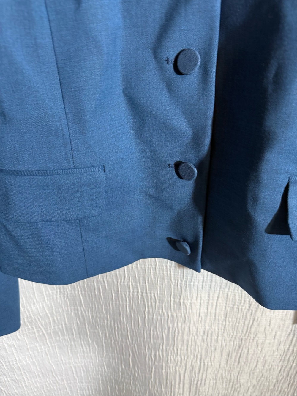 MM LaFleur The Aniya Crop Jacket - Italian Wool Twill bluebell size 6 nwt - Picture 7 of 14